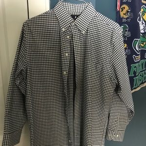 Navy/White Stafford Men's Dress Shirt